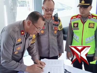 Kegiatan Pengecekan Pos Pam Dan Pos Yan Jalur tengah Dalam Rangka Oprasi Ketupat 2026