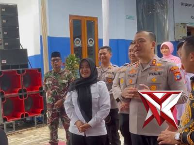 Polsek Pakisaji, Kapolres Malang Meninjau SPPG Polres Malang 3 di Wilayah Kec. Dampit