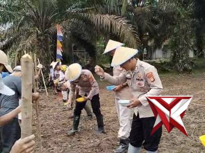 Penanaman Jagung kuartal 1 Tahun 2026  di lahan PT. Lonsum Riam Indah Estate Desa Mandi Angin