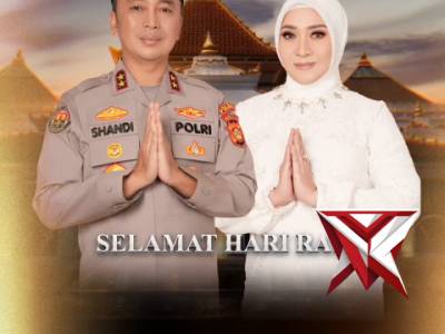 Kepala Kepolisian Daerah Sumatera Selatan Beserta Staff dan Jajaran Serta Bhayangkari Mengucapkan - PoliceTube