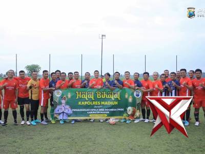 Halal Bihalal Kapolres Madiun dengan Persaudaraan Kepala Desa Indonesia ( PKDI ) Kabupaten Madiun - PoliceTube