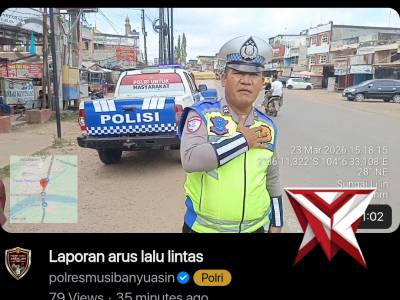 Pengamanan Arus Lalulintas Jalur lintas palembang jambi