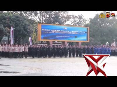 Upacara hari juang Polri