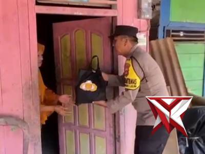 Jumat Berkah Polsek Sungai Lilin, Berbagi Kebahagiaan