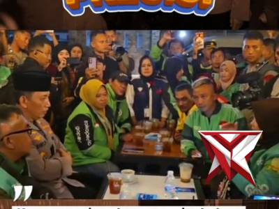 Kapolri Listyo sigit prabowo menyambangi kedai ado presisi.