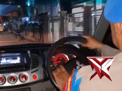 Poslek Bojongsoang melaksanakan patroli Kegiatan Rutin Yang Ditingkatkan (KRYD)