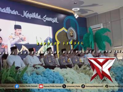 Safari Ramadhan Jadi Strategi Kapolda Sumsel Jaga Stabilitas Nasional
