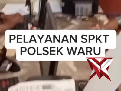 pelayanan SPKT Polsek Waru