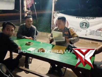 Giat Sambang dan Himbauan Bhabinkamtibmas Desa Riding Panjang