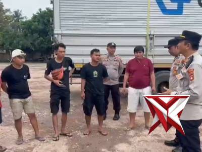 Polsek Mesuji laksanakan himbauan kepada sopir