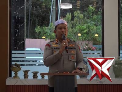 kegiatan buka puasa bersama dengan para tokoh agama dan tokoh masyarakat di Polres Balangan