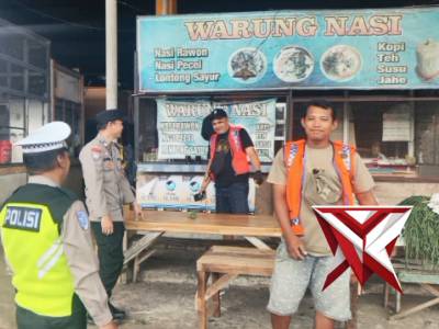 Patroli di Pasar Sumedang