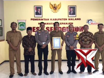 Apresiasi dari satlantas polres Malang untuk Desa Sengguruh