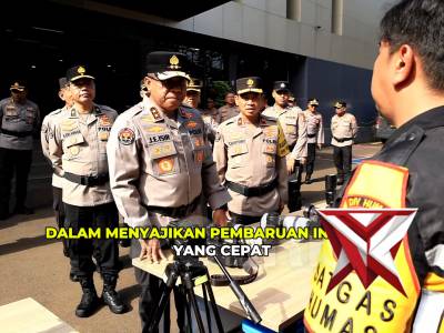 Polri resmi menggelar Apel Kesiapan Satgas Humas Operasi Ketupat 2026 di Gedung Divhumas Polri