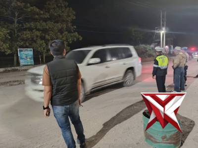 kapolsek pujud melakukan patroli bersama tim raga di wilkum polsek pujud