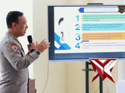 Kapolda Sumatera Selatan, Irjen Pol Dr. Sandi Nugroho, memimpin kegiatan Coffee Morning sekaligus An