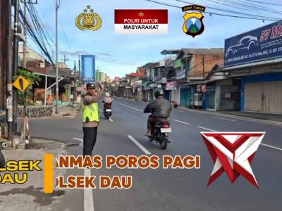 GIAT YANMAS POROS PAGI POLSEK DAU