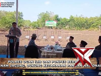 Polri dan Ponpes bersinergi tanam jagung, dukung ketahanan pangan nasional