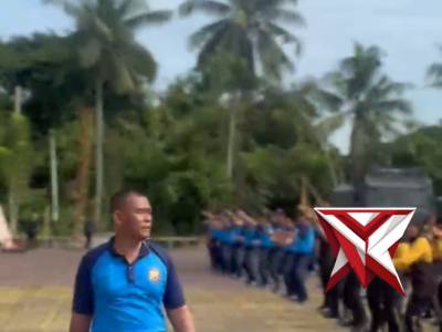 LATIHAN BELA DIRI POLRI DITSAMAPTA POLDA BENGKULU