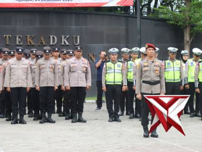 Apel Kesiapan Pengamanan Malam Perayaan Natal