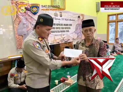 Kegiatan Gema Khotmil Qur'an dan silaturahmi Kapolres Muara Enim
