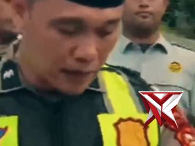 SATLANTAS POLRES OKI MELAKSANAKAN GIAT PREEMTIF GUNA MEMINIMALISIR TINDAK PELANGGARAN
