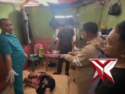 Polsek Tagulandang Polres Kepulauan Sitaro Turun TKP peristiwa Gantung Diri Warga Tagulandang - PoliceTube