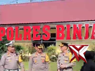 Perjalanan mudik bukan soal cepat tetapi pulang dengan selamat. OPS KETUPAT TOBA 2026. Polres Binjai - PoliceTube