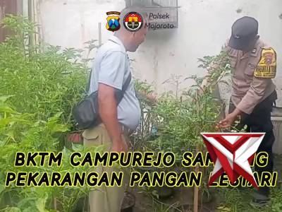 BKTM Campurejo sambang pekarangan pangan lestari milik warga binaan
