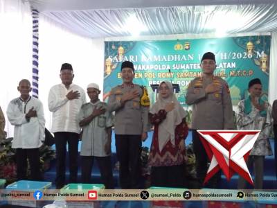Safari Ramadhan, Wakapolda Sumsel Pererat Silaturahmi dan Salurkan Bansos di Kota Prabumulih