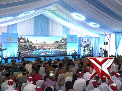 Kapolri Meresmikan 27 Jembatan Merah Putih Presisi Polda Riau