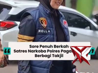 Satres narkoba Laksanakan berbagi takjil kepada masyarakat kota Pagar alam