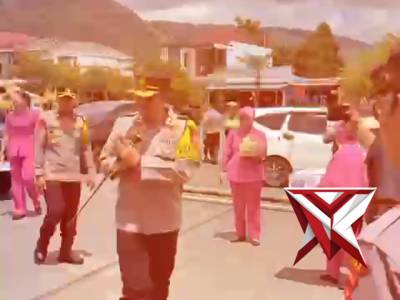 PENGECEKAN DAN PEMBERIAN TALI ASIH DI POS PELAYANAN TERMINAL MUARA AMAN