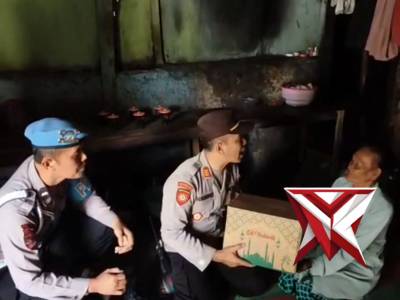 Pemberian Bantuan Kapolres Magetan Kepada Masyarakat Di Wilayah Kecamatan Parang Kabupaten Magetan
