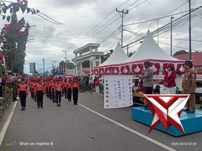 Giat Gerak Jalan Antar SD Dalam Rangka menyongsong Hut Ri Yang ke-80