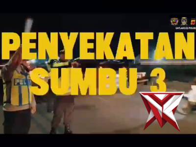 Antisipasi Puncak Arus Mudik Lebaran 2026, Polres Sukabumi Kota Sekat Kendaraan Sumbu 3