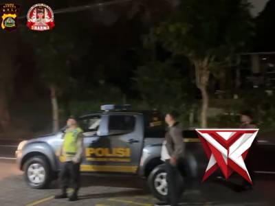 Patroli harkamtibmas Polsek Petang