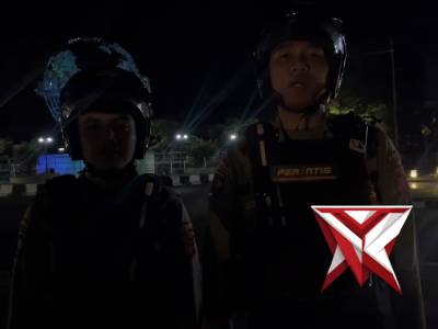 The Majalengka Police Department's Security Unit Increases Security in the Majalengka Police Area
