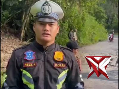 INFORMASI SITUASI JALAN AMBLAS DI JALAN RAYA RANAU DESA PELAWI  KECAMATAN BAUY RAWAN