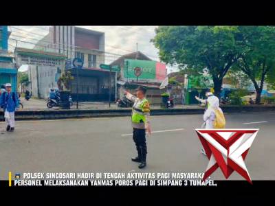 Pelayanan Poros Pagi Polsek Singosari