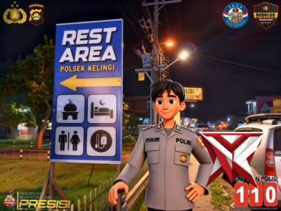 Res area polsek muara Kelingi mudik idul fitri