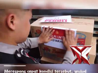 WUJUD KEPEDULIAN NYATA, SINERGI ANTARA POLRES OGAN ILIR, BHAYANGKARI DAN BAZNAS DALAM MENYALURKAN BA