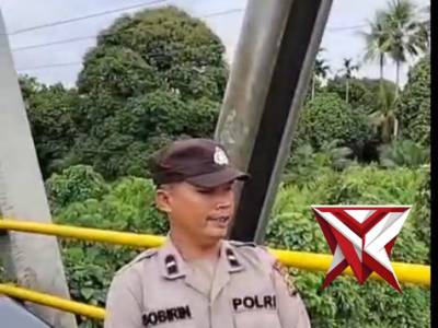Giat pengecekan debit air yang berada di kelurahan bangun jaya yang sudah menurun