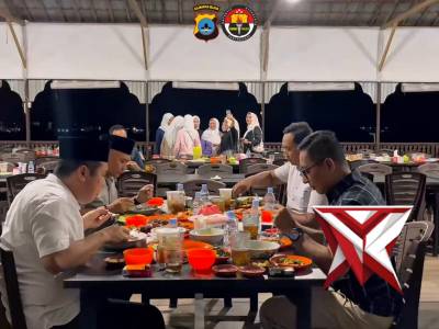 Silaturahmi Ramadan, Kapolres HSU dan Kejari Amuntai Gelar Buka Puasa Bersama