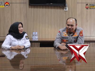 Audiensi Kapolres Muara Enim Bersama KPU Muara Enim