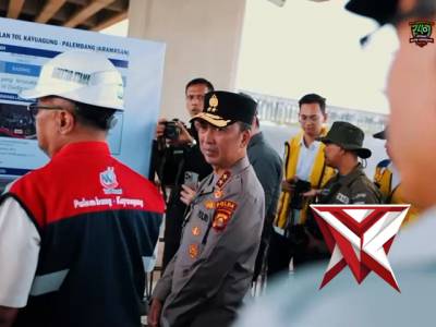 KOPOLDA SUMSEL PENGECEKAN JALUR TOL