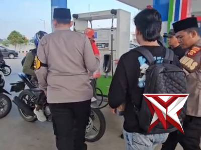 Kepedulian Kapolres musirawas kepada pemudik