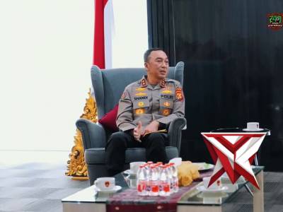 Kapolda Sumatera Selatan Irjen Pol Dr. Sandi Nugroho menerima audiensi jajaran pimpinan