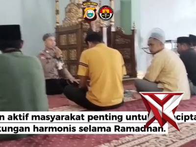 Dai Kamtibmas Polres Kepulauan Sula 
Sampaikan pesan pesan Kamtibmas selama bulan suci ramadhan