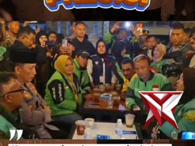 Kapolri Listyo sigit prabowo menyambangi kedai ado presisi, sebuah ruang sederhana yang berada disam